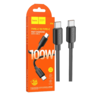Hoco USB kabl za smartphone, type C, 100W, crna - X96 Hyper, 100W, Crni