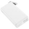 Hoco Powerbank sa lampom, Hoco j73, 30000mAh, 2A / 2A - J73 Powerful, White