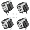 Hoco Punjač kučni, univerzalni, EU/UK/US/AU, 2 x USB,2.4 A - AC5 Level