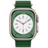 Hoco Silikonski remen za iWatch, 42/44/45/49mm, zelena - iWatch WA12 Alfa