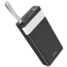 Hoco Powerbank sa lampom, Hoco j73, 30000mAh, 2A / 2A - J73 Powerful, Black