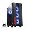 MSGW gaming računar Gamer R5 a124, AMD Ryzen 5 5500, 16GB DDR4 RAM, 1TB NVMe M.2 SSD, AMD Radeon RX 7600 8GB GDDR6, FreeDOS