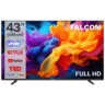 Falcom LED televizor TV-43LTF024SM WOS, Full HD, Smart TV, Whale TV, DVB-S2/T2/C tuner, H265 HEVC, crni