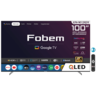 Fobem QLED televizor MT100EG8000QF, 4K Ultra HD, Smart TV, Google TV™, 144 Hz, Frameless, crni