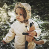 Elodie Winter Bonnet – zimska kapica za bebe 0-3m, Meadow Blossom