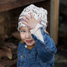 Elodie Zimska kapa 0-6m, Dalmatian Dots