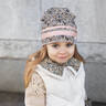 Elodie Zimska kapa 6-12m - Blue Garden
