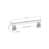 SBOX zidni nosač PLB-1948 (43-100"/75kg/800x600)