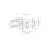 SBOX zidni nosač PLB-7486 (43-100"/120kg/800x400)