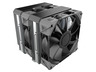 Montech NX600 CPU Cooler Black Dual-tower, 120mm Height: 132.5mm