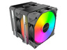 Montech NX600 ARGB CPU Cooler Black, Dual-tower, 120mm Height: 132.5mm