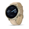 GARMIN Venu 4 41mm Beige/Lunar Gold Leather