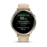 GARMIN Venu 4 41mm Beige/Lunar Gold Leather