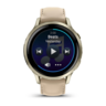 GARMIN Venu 4 41mm Beige/Lunar Gold Leather
