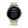 GARMIN Venu 4 41mm Beige/Lunar Gold Leather
