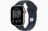 Apple Watch S12 GPS 42mm Space Grey Aluminium Case with Navy Blue Sport Band - M/L