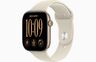 Apple Watch S12 GPS 46mm Light Gold Aluminium Case with Sand Sport Band - S/M
