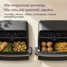 Cosori friteza na vrući zrak Dual Blaze TwinFry Compact, 2700 W, 8.6 L
