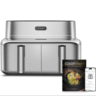 Cosori friteza na vrući zrak Iconic Dual, 2700 W, 8.6 L