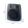 ROWENTA ventilatorska grijalica SO2211F0 Compact Power, 2000 W