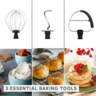TEFAL mikser s posudom QB140AF0 Bake Easy, 3.5 L, 3 nastavka