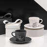 Villeroy & Boch set za kafu Manufacture Rock Mickey Mouse 4/1, 160 ml / 1047198519