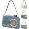 Zidni sat u obliku radija 21 × 15 cm
