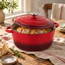 WAS lonac s poklopcem 26 cm, gus, crvena / 3540260
