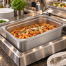 WAS GN posuda GN 1/1 h 15 cm, inox, srebrna, GN Core / 7011150