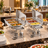 WAS chafing dish GN 1/1 set 2/1, inox, srebrna