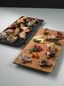 Leone pladanj za posluživanje Sushi, 50 × 23 × 2,5 cm, crna, bambus / S0063.Z