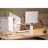 Gembird podesivo postolje za laptop NBS-D1-02, podesiva visina, srebrno