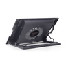 Gembird postolje za laptop NBS-1F17T-01, do 17.3", ventilator