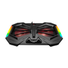 Rampage gaming postolje za laptop Spider AD-RC11, 15"-17", 2 ventilatora, RGB, crno
