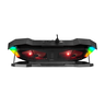 Rampage gaming postolje za laptop Spider AD-RC11, 15"-17", 2 ventilatora, RGB, crno