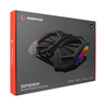 Rampage gaming postolje za laptop Spider AD-RC11, 15"-17", 2 ventilatora, RGB, crno
