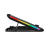 Rampage gaming postolje za laptop Gamezone AD-RC12, 15"-17", 2 ventilatora, RGB, crno