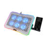 Rampage gaming postolje za laptop Freez S48, 9"-17", 6 ventilatora, RGB, srebrno