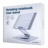 Gembird rotirajuće postolje za laptop NBS-DR1-01, sklopivo, srebrno
