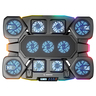 Rampage gaming postolje za laptop Glacier S50, 11 ventilatora, LCD, RGB, crno