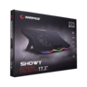 Rampage gaming postolje za laptop Showy AD-RC8, 15"-17", 180mm ventilator, RGB, crno