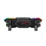 Rampage gaming postolje za laptop Coolflow S47, 10"-17", 5 ventilatora, crveno LED
