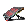 Rampage gaming postolje za laptop Blizzard R7, 13"-15.6", 6 ventilatora, LCD, RGB