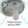 Nanobébé Nanobébé silikonski sisači za dječje bočice, 2 kom, Y-cut, GEN2 / F3023419