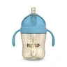 Neno Bebesito Blue – bočica sa slamkom i ručkama 240 ml (6m+)