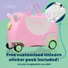 Trunki Glide dječiji kofer 3u1 – jednorog Una Pink