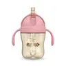 Neno Bebesito Pink – bočica sa slamkom i ručkama 240 ml (6m+)