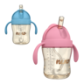 Neno Bebesito Pink – bočica sa slamkom i ručkama 240 ml (6m+)