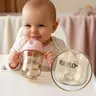 Neno Bebesito Pink – bočica sa slamkom i ručkama 240 ml (6m+)