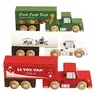 Le Toy Van Set drevenih kamina - Trailer Truck